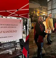 Muğla, Aydın ve Denizli'de Berat Kandili'nde vakıflardan sıcak salep ikramı