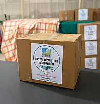 Ramazan kolileri Fethiye'de hanelere ulaştırılmaya başlandı