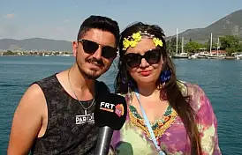 Rıdvan Adede ve arkadaşları, Özlem Balcı ile Fethiye'de eğlenceli bir video çekti