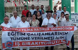 YAZAR, ''EĞİTİM ÇALIŞANLARI OLARAK 1 GÜNLÜK İŞ BIRAKMA EYLEMİ YAPIYORUZ''