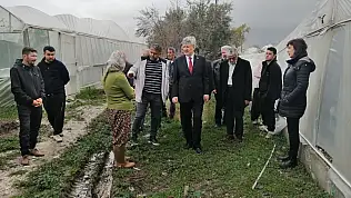 İYİ Partili Ergün Üreticileri Dinledi