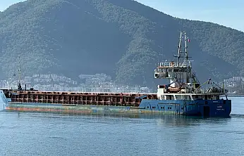 88 Metre Uzunluğundaki AJOS Kargo Gemisi, Fethiye'de