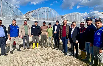 Başkan Karaca'dan Hortum Vuran Kumluova'ya Ziyaret