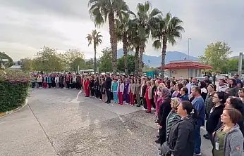 Fethiye Devlet Hastanesi'nde anlamlı anma töreni