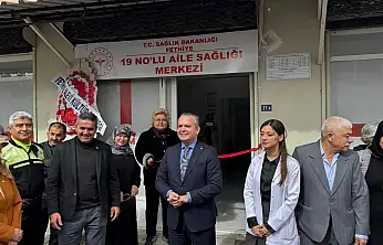 Fethiye Foça Mahallesi'nde Aile Sağlığı Merkezi açıldı