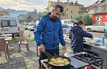 Fethiye pazarlarında pişmiş balık hizmeti