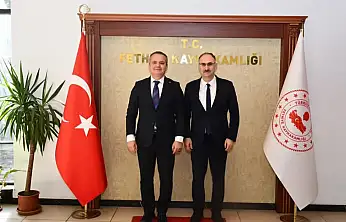 Gençlik ve Spor Bakanlığı Genel Müdürü Şahin'den Fethiye Kaymakamı Akkaya'ya ziyaret