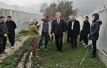 İYİ Partili Ergün Üreticileri Dinledi