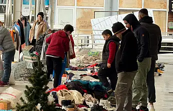 Patlangıç'ta ikinci el pazarı sakin başladı