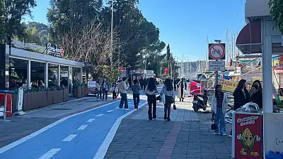 Fethiye'de bahar havası: 'Kışı da güzel, yazı da'