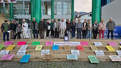 Fethiye Emekliler Dayanışması 127. Hafta Eylemini Gerçekleştirdi