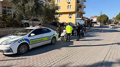 Karaçulha Mahallesi Çalıca Kavşağı'nda motosiklet denetimi