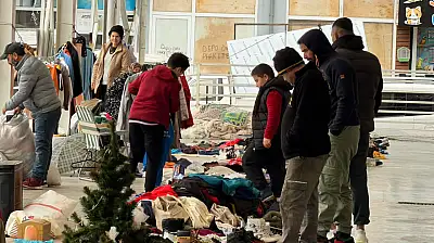 Patlangıç'ta ikinci el pazarı sakin başladı