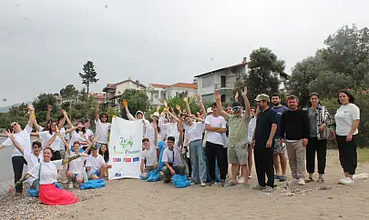 Erasmus Öğrencileri Fethiye'de temizlik için Şövalye Adası'nda buluştu