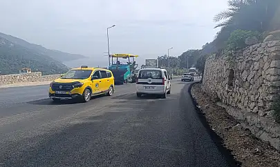 Ölüdeniz yol çalışması tamamlanmak üzere