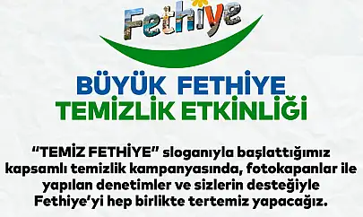 'Temiz Fethiye' Kampanyası Başlıyor