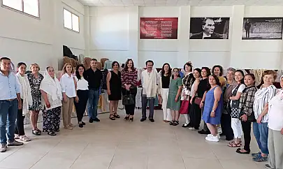 Üzümlü'de el sanatları sergisi açıldı