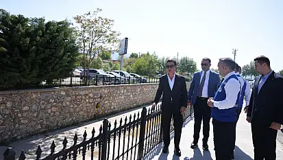 Başkan Aras, tamamlanan yol çalışmasını yerinde inceledi