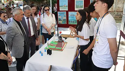 Fethiye Anadolu Lisesi Öğrencileri Projelerini Bilim Fuarında Sergiledi