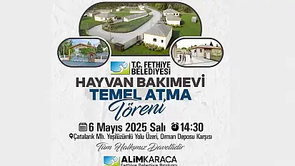 Fethiye Belediyesi, Hayvan Bakımevi için temel atıyor