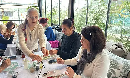 Fethiye'de çini sanatıyla zamana iz