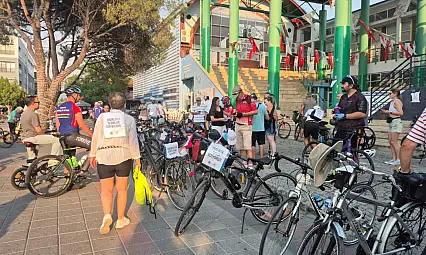 Bisikletliler Trafik Güvenliği İçin Pedal Çevirdi
