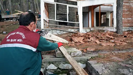 Kızıldağ Mesire Alanı yenileme çalışmalarına başlandı 