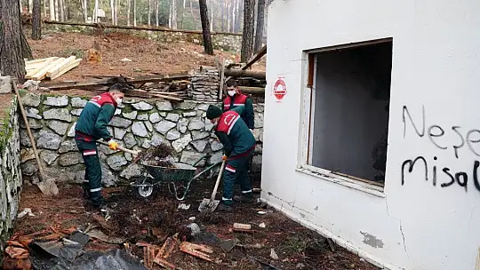 Kızıldağ Mesire Alanı yenileme çalışmalarına başlandı 