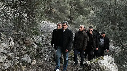 VALİ ORHAN TAVLI İDYMA ANTİK KENTİNDE İNCELEMELERDE BULUNDU