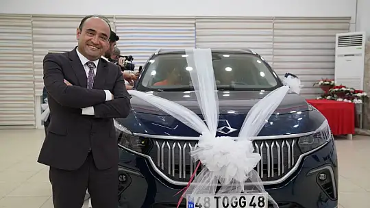 Türkiye'nin Otomobili TOGG Seydikemer'de Gelin Arabası Oldu