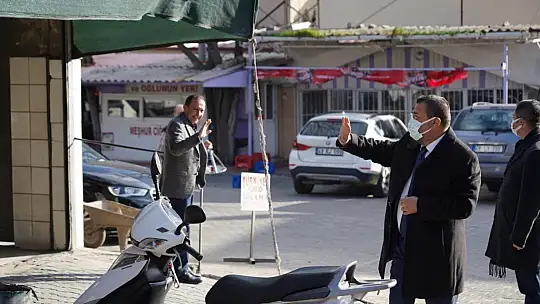 Başkan Tokat sanayi esnafını ziyaret etti