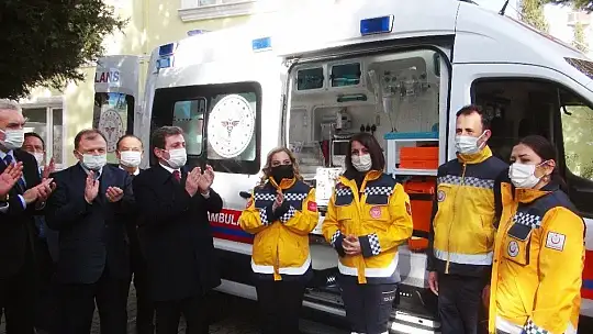 112 istasyonlarına yeni ambulans