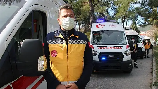 112 istasyonlarına yeni ambulans