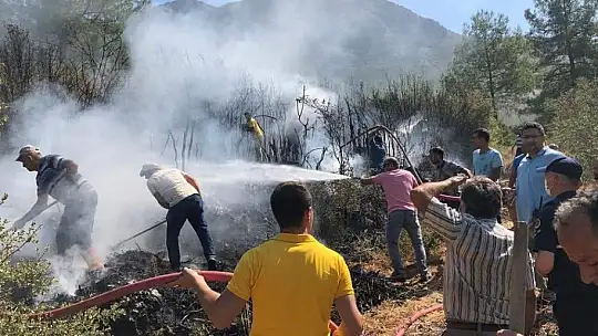 Yangın hızlı müdahale ile kontrol altına alındı