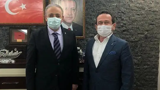 İlçe Başkanı Öztürk İl Başkanı Mete'yi ziyaret etti 