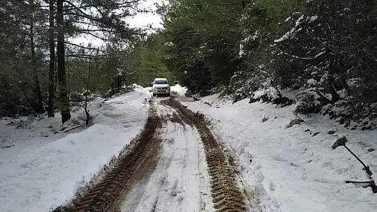 Milas Belediyesi hafta sonu kar mesaisindeydi
