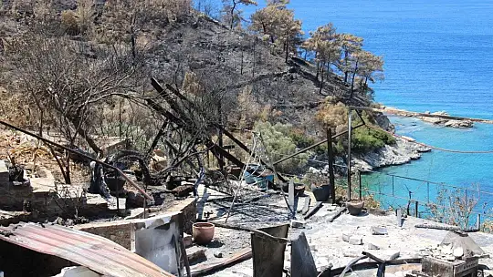 17 yıllık anıları yangınla birlikte küle döndü