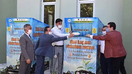 Yılda 50 ton zirai atık imha edilecek