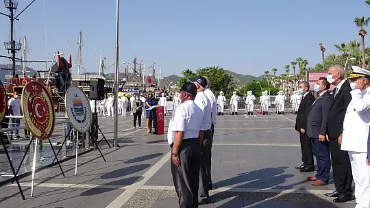 19 Eylül Gaziler Günü, Marmaris'te de düzenlenen törenle kutlandı