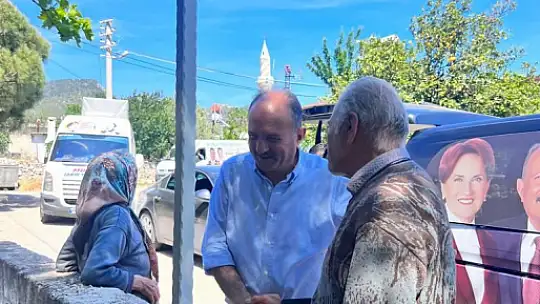 Milletvekili Adayı Behçet Saatcı, seçim çalışmaları kapsamından Datça'da