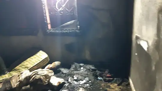 Prizden çıkan yangın paniğe neden oldu