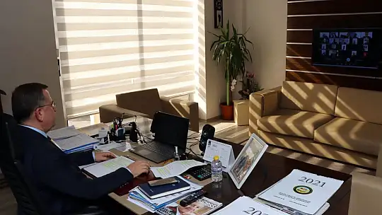 Online toplantıyla sektör sorunları konuşuldu