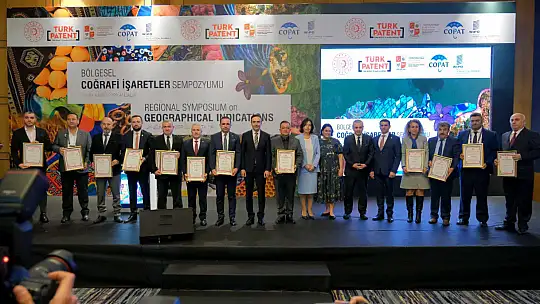 ULUSLARARASI COĞRAFİ İŞARETLER SEMPOZYUMU'NDA BÖLGEMİZİN ÜRÜNLERİ ANLATILDI
