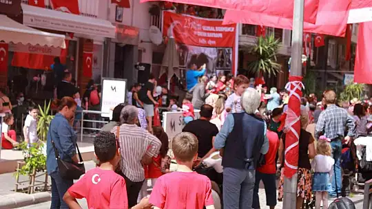 23 Nisan coşkusu Marmaris'te devam ediyor