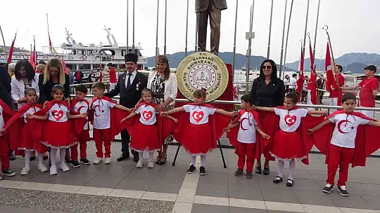 23 Nisan Törenleri Marmaris'te coşku ile gerçekleşiyor