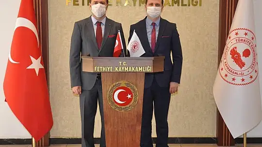 İl Müdürü Çay'dan Kaymakam Fırat'a ziyaret