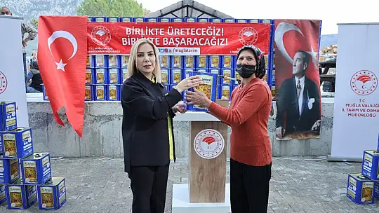 Köyceğiz'de 658 arıcıya 82 ton arı yemi dağıtıldı