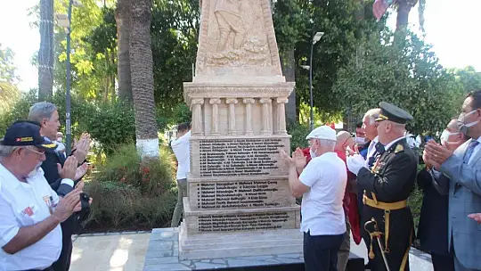 256 Bodrumlu şehidin isminin yer aldığı anıt törenle açıldı