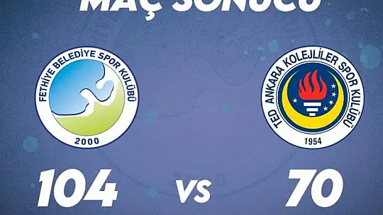 Fethiye Belediyespor Farklı Kazandı