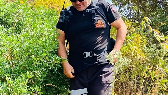 3 gün 10 metrelik çukurda mahsur kalan keçi kurtarıldı